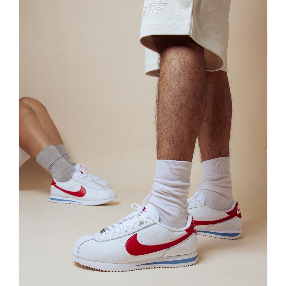 Nike Cortez White Varsity Red Varsity Blue Mens 11 882254 164 Forrest Gump Shoes